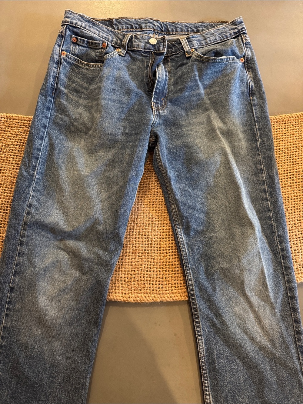 Levi's Men's Straight Leg Blue Denim Jeans